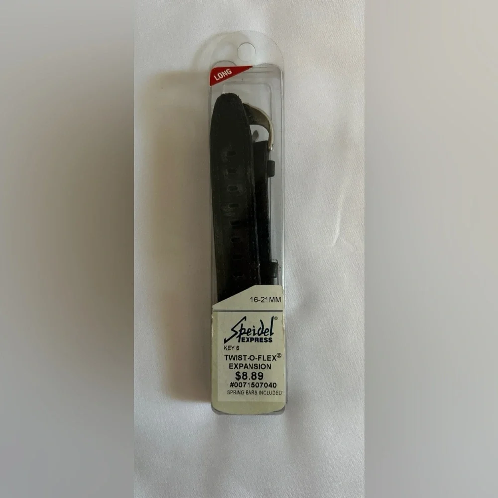 Vintage Old Stock Speidel Express Twist-O-Flex Expansion Watch Band 16-21mm